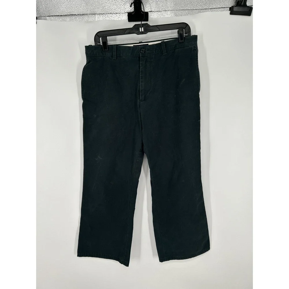 Banana Republic Boot Fit Chino Pants 32x26 Black Straight Relaxed‎ Bootcut
